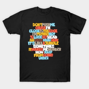 Unleash the Message: Grandmaster Flash Tribute Design with Wildstyle Block Letters T-Shirt